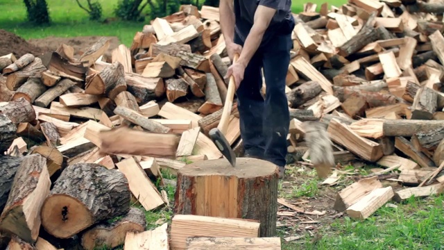 Video Reference: Wood, Wood chopping, Logging, Lumber, Traditional sport, Tree, woodworking, Trunk, Axe, Tree stump