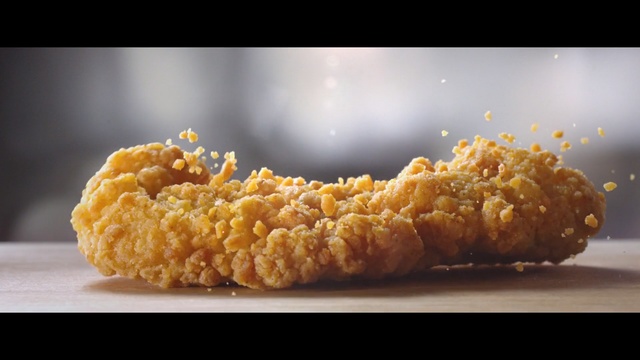 Video Reference: Fried food, Crispy fried chicken, Dish, Food, Cuisine, Fast food, Fried chicken, Chicken nugget, Chicken fingers, Ingredient