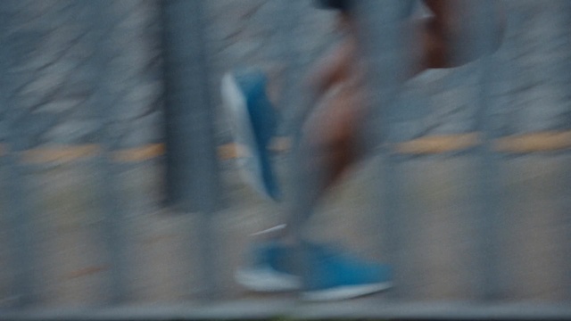 Video Reference: Blue, Snapshot, Leg, Muscle, Human leg, Photography, Shoe, Person