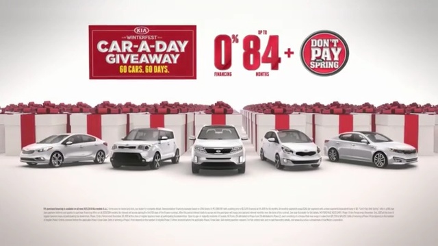 Video Reference: Land vehicle, Vehicle, Car, Car dealership, Mid-size car, Kia motors, Advertising, Model car, Sports sedan, Person