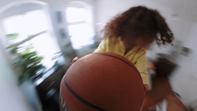 Video Reference: Hair, Shoulder, Joint, Leg, Back, Sportswear, Brown hair, Long hair, Black hair, yoga pant