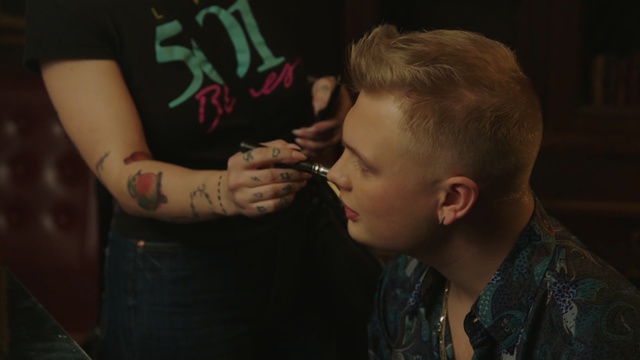 Video Reference: Hair, Hairstyle, Arm, Forehead, Fashion, Human, Tattoo, Hand, Cool, Ear, Person