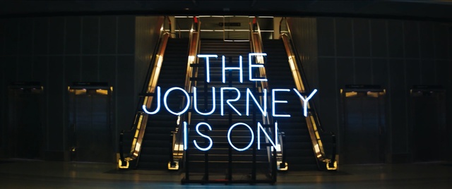 Video Reference: Light, Neon, Electronic signage, Neon sign, Font, Signage, Architecture, Metal, Symmetry
