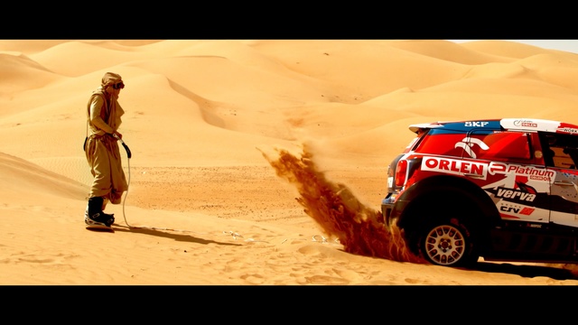 Video Reference: Desert, Natural environment, Rally raid, Desert racing, Vehicle, Landscape, Sand, Rallying, Car, Aeolian landform