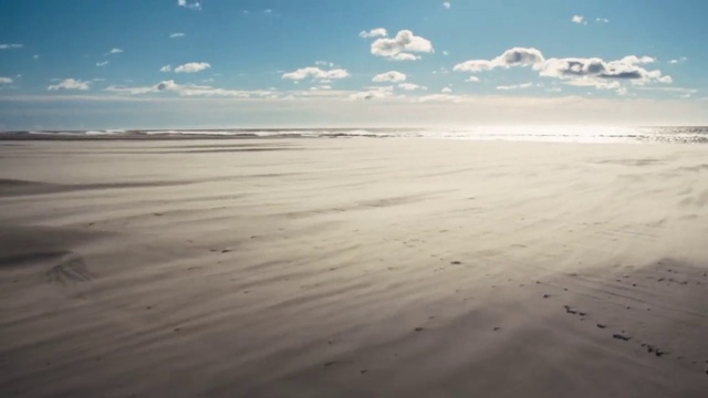 Video Reference: Sky, Cloud, Sea, Ocean, Horizon, Sand, Beach, Natural environment, Daytime, Natural landscape