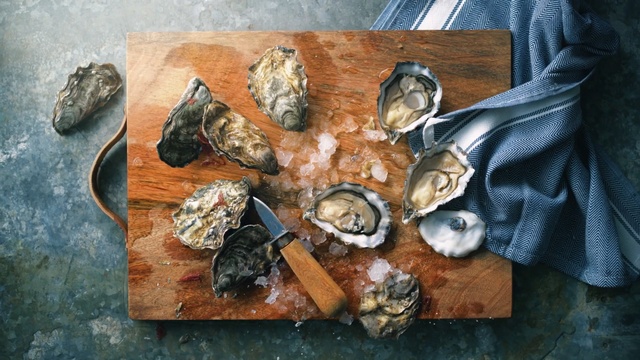 Video Reference: Oyster, Bivalve, Clam, Seafood, Food, Molluscs, Shellfish, Mussel, Dish, Shell