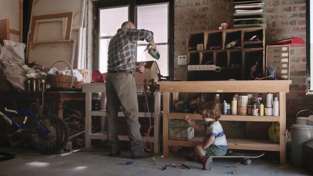 Video Reference: furniture, window, Person