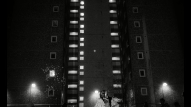 Video Reference: Metropolitan area, Metropolis, White, Black, Photograph, Night, City, Urban area, Monochrome, Architecture, Person