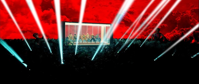 Video Reference: red, light, darkness, computer wallpaper, line, neon, graphics, laser, graphic design, font