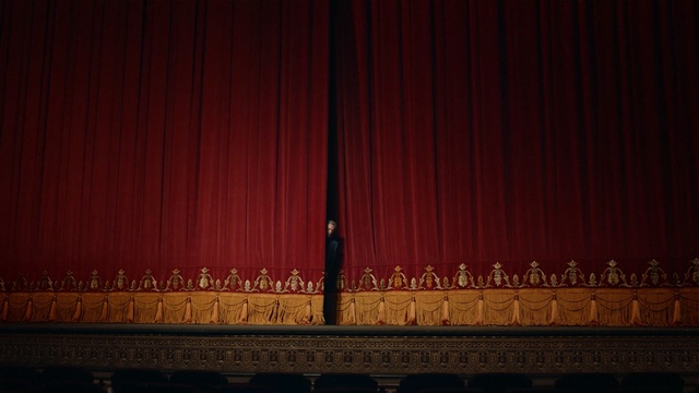 Video Reference: Stage, Theater curtain, Theatre, heater, Textile, Curtain, Performing arts, Music venue, Performance, Person