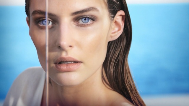 Video Reference: face, skin, beauty, eyebrow, chin, cheek, close up, black hair, brown hair, long hair, Person