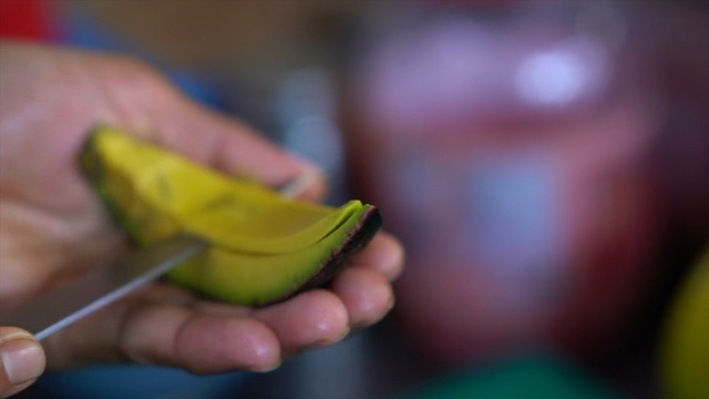 Video Reference: Yellow, Food, Hand, Plant, Fruit, Finger, Banana, Banana family, Starfruit, Saba banana