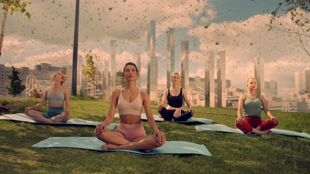 Video Reference: Physical fitness, Yoga, Sitting, Yoga mat, Meditation, Pilates, Exercise, Stretching, Leisure