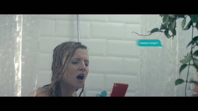 Video Reference: hair, face, blue, photograph, facial expression, human hair color, nose, girl, blond, mode of transport, Person