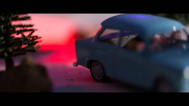 Video Reference: car, blue, motor vehicle, green, vehicle, mode of transport, light, automotive design, photography, snapshot