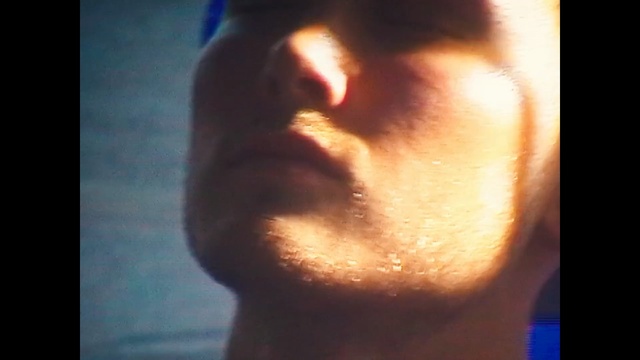 Video Reference: face, facial hair, nose, blue, cheek, skin, eyebrow, man, chin, forehead