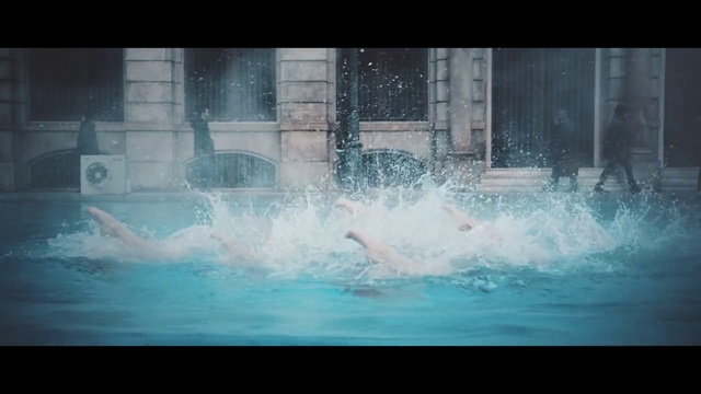 Video Reference: Water, Blue, Swimming, Wave, Swimming pool, Snapshot, Recreation, Fun, Photography, Leisure