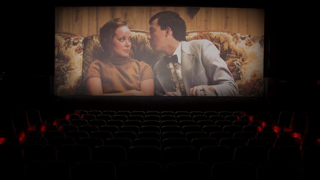 Video Reference: Room, Photography, Fun, Movie theater, Electronic device, Display device, Projection screen, Performance, Flash photography, heater, cinema, Person