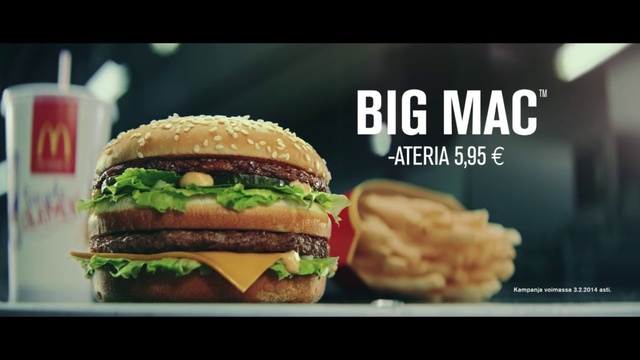 Video Reference: Food, Hamburger, Junk food, Fast food, Dish, Big mac, Veggie burger, Buffalo burger, Cuisine, Cheeseburger