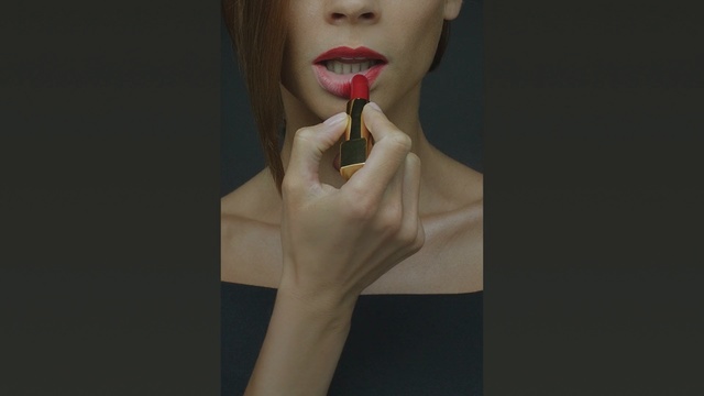 Video Reference: lipstick, makeup, cosmetic, face, portrait, make, attractive, lips, skin, Person