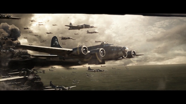 Video Reference: airplane, aviation, aircraft, military aircraft, vehicle, atmosphere, screenshot, computer wallpaper, air force, propeller driven aircraft