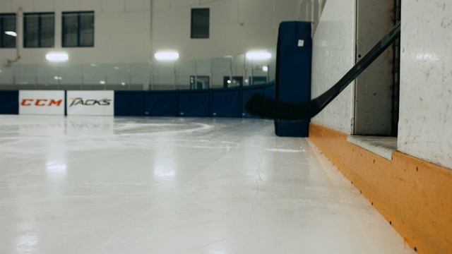 Video Reference: floor, flooring, structure, leisure centre, ice rink, wood, sport venue, hardwood, concrete, hall, Person