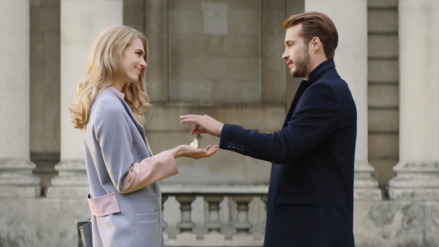 Video Reference: Gesture, White-collar worker, Conversation, Suit, Gentleman, Photography, Scene, Formal wear, Holding hands, Person