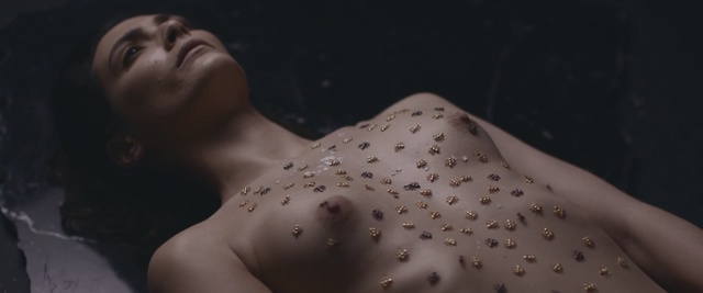 Video Reference: beauty, girl, photography, darkness, model, black hair, human, neck, muscle, photo shoot, Person