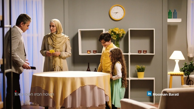 Video Reference: Yellow, Room, Interior design, Event, Table, Furniture, Drama, Person