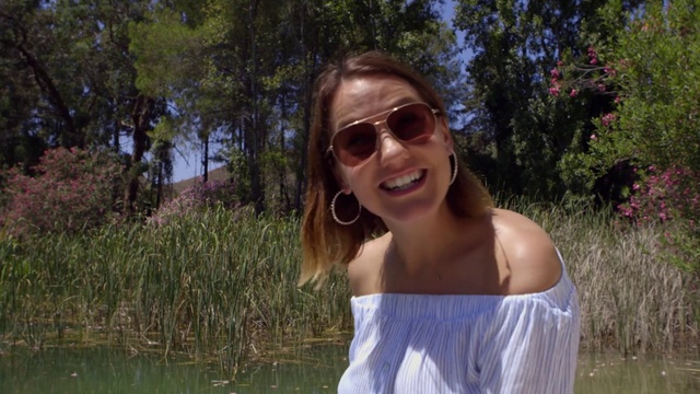 Video Reference: Hair, Eyewear, Nature, Facial expression, Smile, Sunglasses, Beauty, Glasses, Summer, Fun