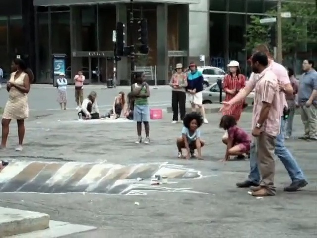 Video Reference: people, public space, pedestrian, mode of transport, infrastructure, street, urban area, road, crowd, fun, Person