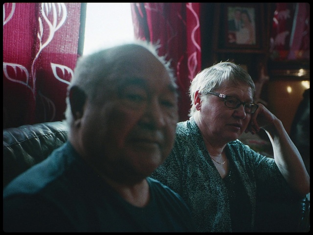 Video Reference: People, Human, Glasses, Eye, Adaptation, Grandparent, Fun, Screenshot, Photo caption, Photography