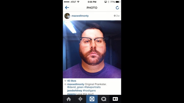 Video Reference: facial hair, chin, electronic device, selfie, forehead, photo caption, screenshot, beard, gadget, Person