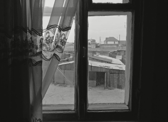 Video Reference: white, black, black and white, monochrome photography, window, snapshot, photography, structure, monochrome, door, Person