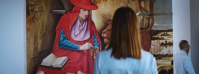 Video Reference: Art, Painting, Visual arts, Mural, Prophet, Nativity scene, Middle ages