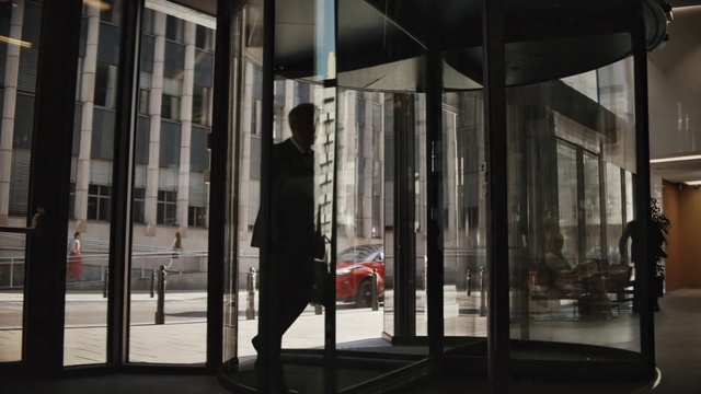 Video Reference: Architecture, Window, Glass, Reflection, Building, Door, Transparent material, Daylighting, Revolving door, Column