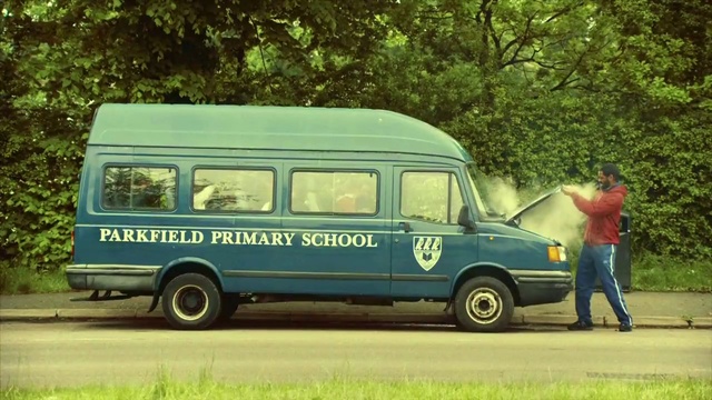 Video Reference: Land vehicle, Vehicle, Car, Motor vehicle, Mode of transport, Transport, Van, Commercial vehicle, Minibus, Bus, Person