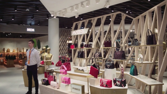 Video Reference: Boutique, Outlet store, Building, Fashion, Footwear, Retail, Design, Interior design, Shopping, Fashion accessory