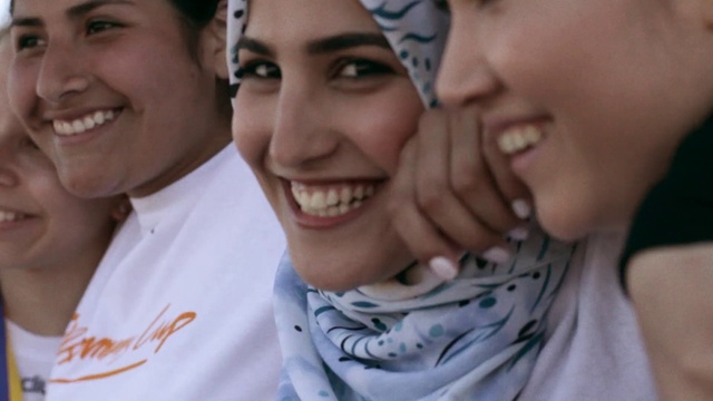 Video Reference: Face, Facial expression, Smile, Nose, Cheek, Chin, Fun, Forehead, Happy, Laugh