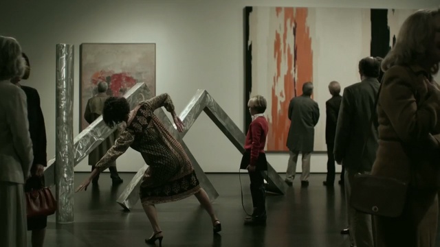 Video Reference: Museum, Art, Art gallery, Tourist attraction, Event, Choreography, Visual arts, Fun, Performance art, Exhibition, Person