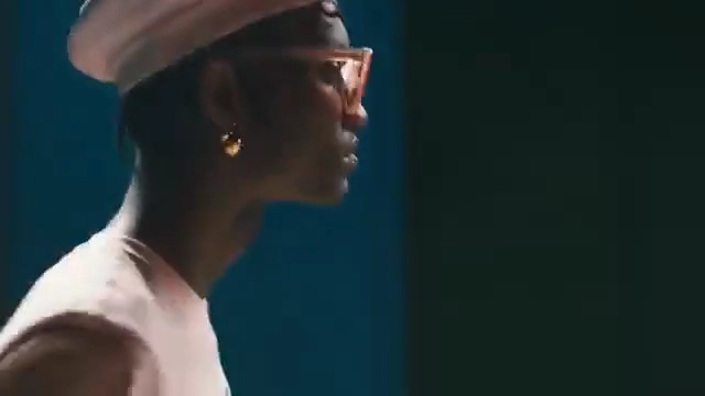 Video Reference: Eyewear, Head, Nose, Chin, Human, Cheek, Sunglasses, Tennis player, Headgear, Music
