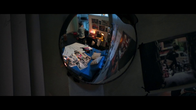Video Reference: Light, Fisheye lens, Photography, Darkness, Space, Automotive lighting, Art, Technology, Room, Games