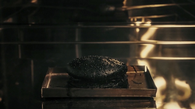 Video Reference: Grilling, Roasting, Still life photography, Steak, Gas, Cooking, Indoor, Cake, Building, Sitting, Man, Oven, Table, Large, Woman, Food, Standing, White, Fire, Stove, Pizza, Kitchen, Tall, Aquarium, Kitchen appliance