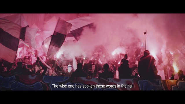 Video Reference: Stage, Performance, Crowd, Rock concert, Smoke, Magenta, Event, Font, Music venue, Flare, Person