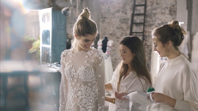 Video Reference: Fashion, Dress, Tradition, Event, Temple, Fashion design, Gown, Wedding dress, Ceremony