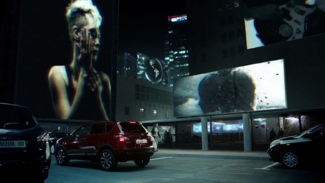 Video Reference: car, land vehicle, vehicle, automotive design, night, motor vehicle, darkness, technology, luxury vehicle, city car