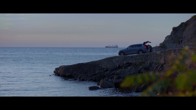 Video Reference: Body of water, Coast, Nature, Sea, Coastal and oceanic landforms, Shore, Vehicle, Ocean, Headland, Cliff