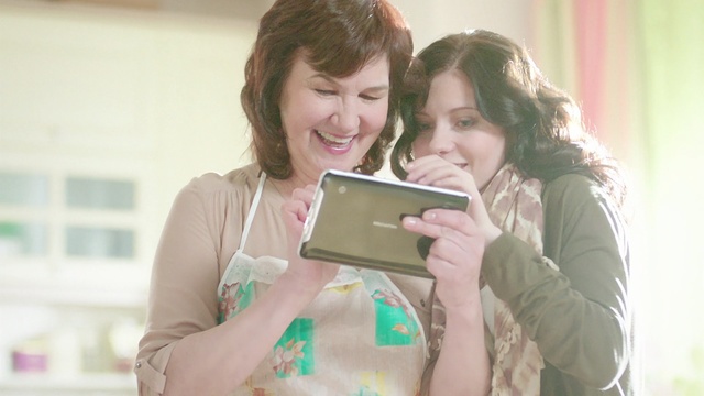 Video Reference: girl, product, smile, fun, mother, friendship, Person