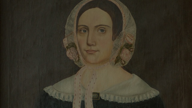 Video Reference: face, portrait, lady, painting, head, art, visual arts, girl, artwork, modern art, Person