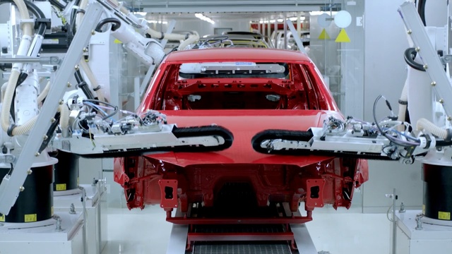 Video Reference: car, motor vehicle, vehicle, automotive design, engine, automotive exterior, auto part, factory, machine, automobile repair shop